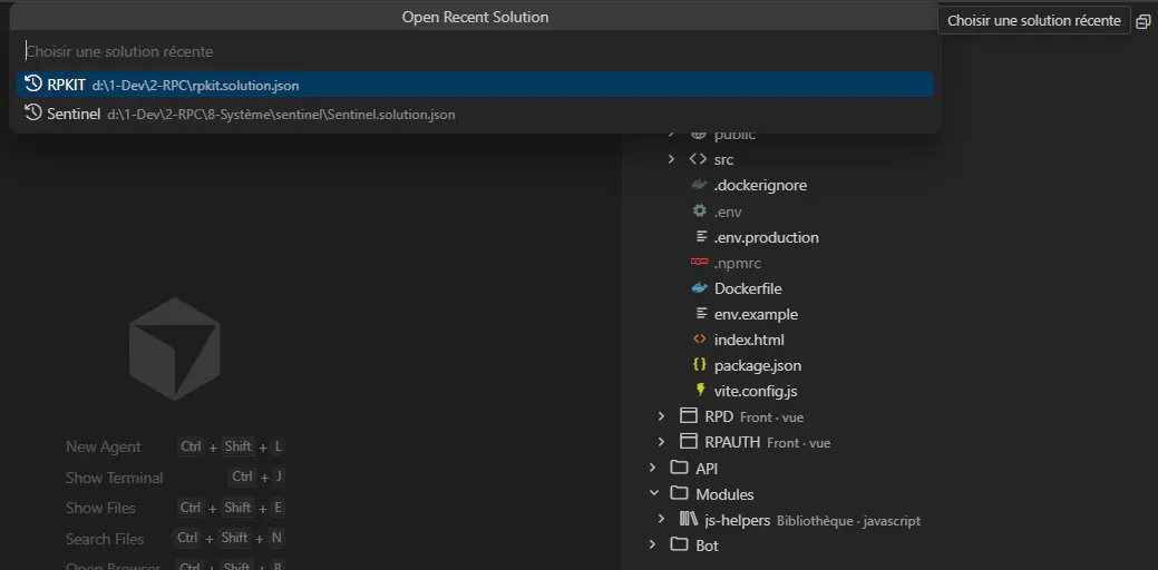 USE Open Recent